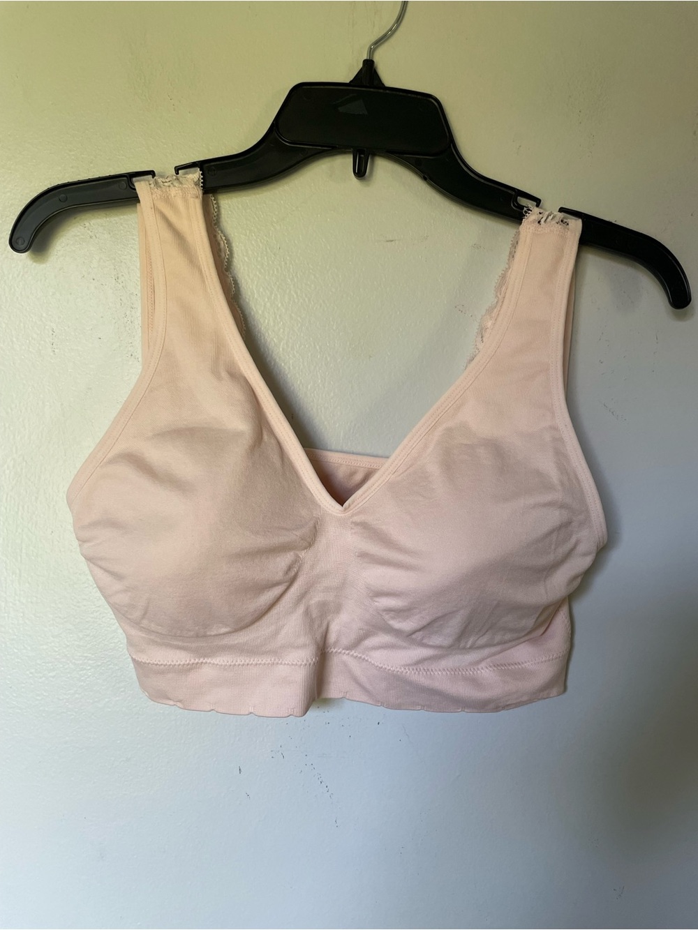 NWOT Laura Ashley Light Pink Bralette, Size 2X